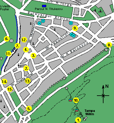 Sensitive Map of Brasov